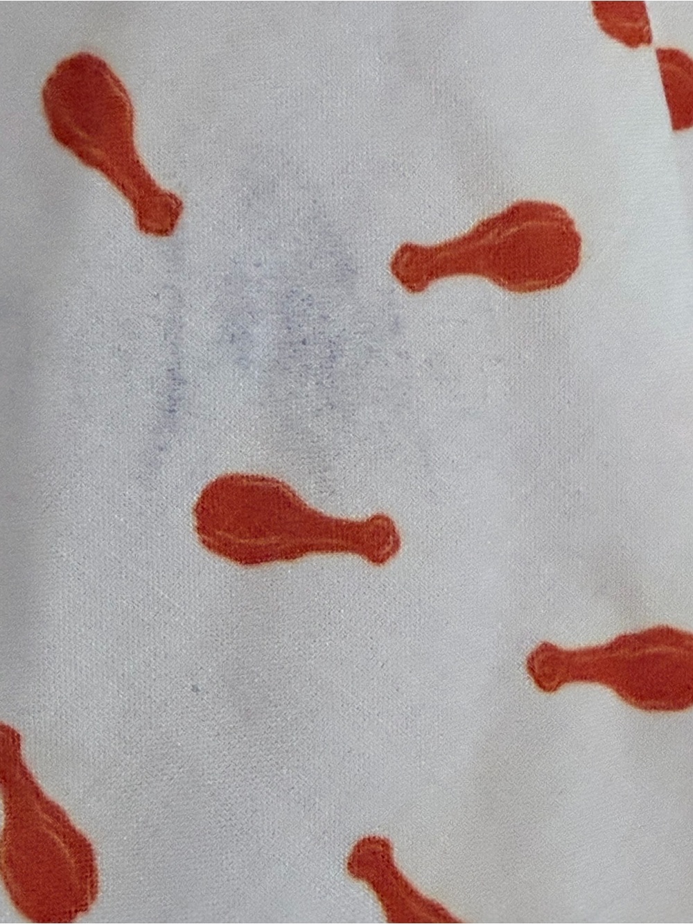 Hooters White Short-Sleeve Button-Down Shirt with Orange chicken leg medium - Picture 7 of 9